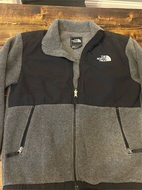The North Face Boys' Two-Tone Gray Fleece Jacket